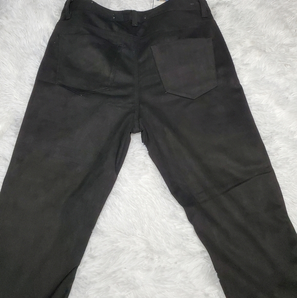 NWT!! INDIGO REIN BLACK VELVET SMOOTH MEDIUM RISE FUT & FLARE BELL BOTTOMS! - Picture 10 of 16